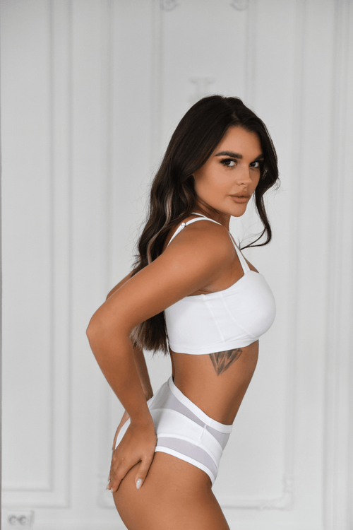 Top Castle - White - OKSA FASHION POLEWEAR