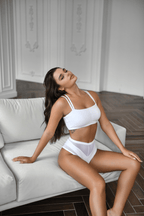 Top Castle - White - OKSA FASHION POLEWEAR