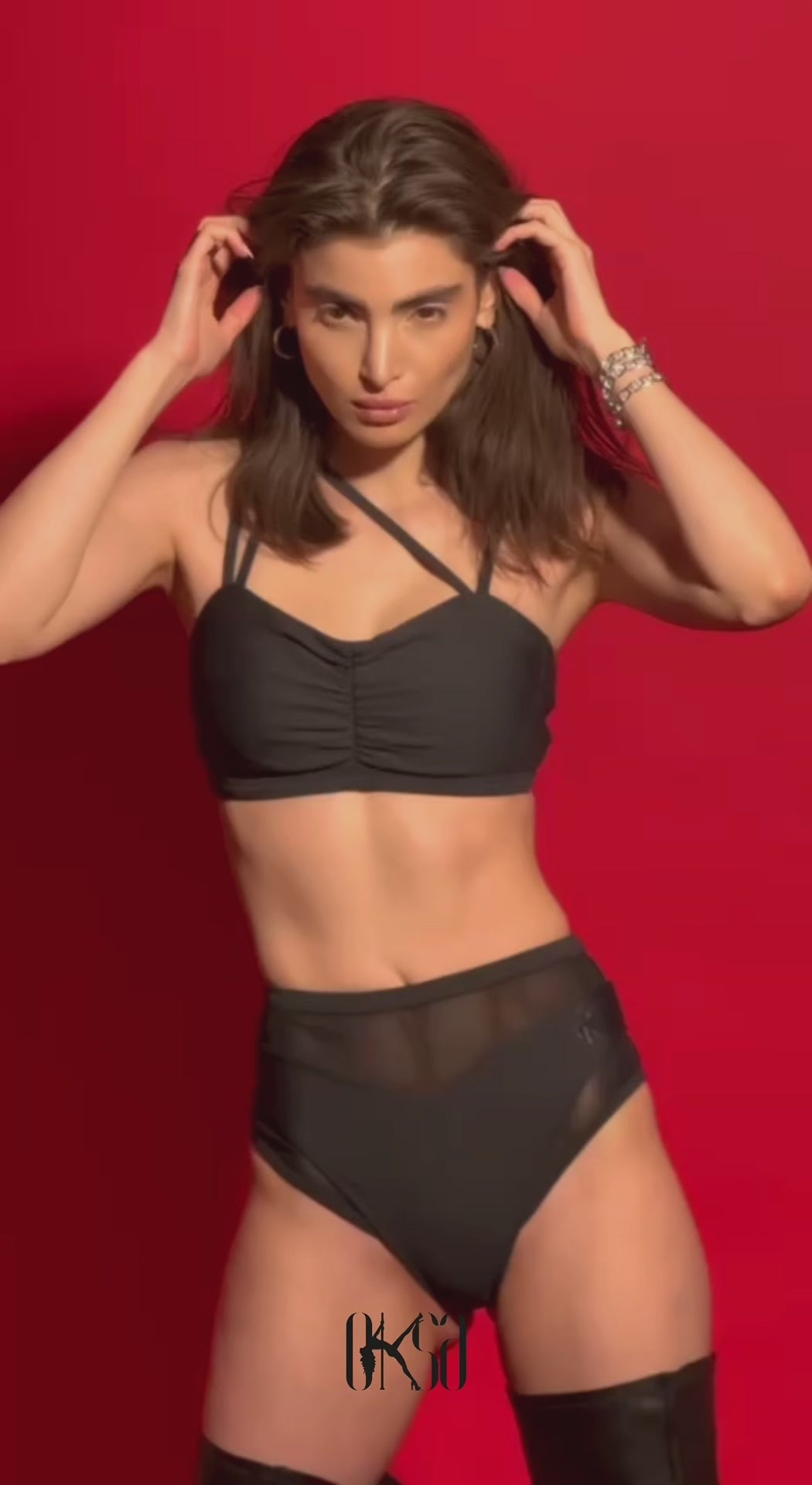 Castle Black Pole Dance Shorts by Oksa Polewear | Sleek