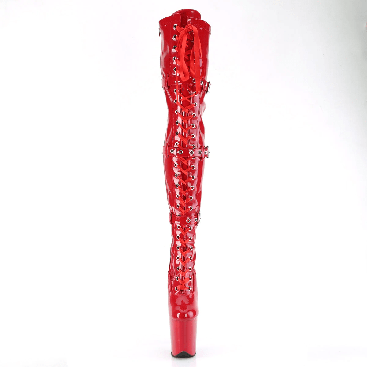 【AAKE】STOPPER FLAMFORM SHOES PLEASER USA FLAMINGO-3028 8HEEL THIGH HIGH PLEASER BOOTS